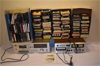 8 track and cassette record decks, 85 classic 8 tr