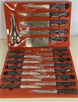 21 pc. Kitchen Cutlery Set. Chef Deluxe in Box