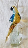 Cristalleria D'Arte Murano Glass Cockatoo