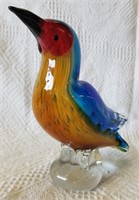 Cristalleria D'Arte Murano Glass Kingfisher