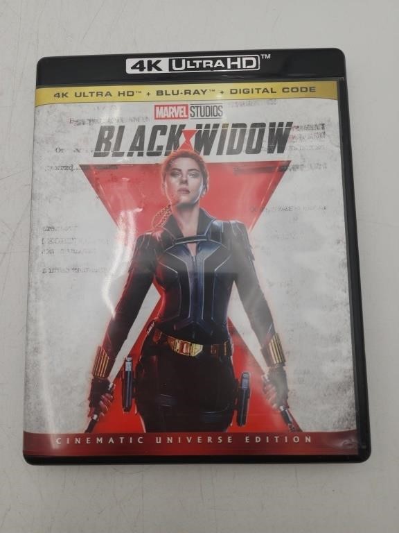 Marvel Studios Black Widow Blu-ray