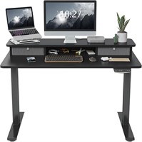 FEZIBO 63x24 Electric Standing Desk  Black