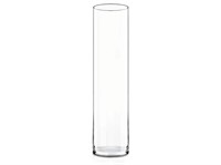 CYS Glass Cylinder Vase. H-20, Open