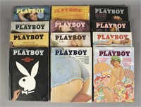 1974 -12 Issues Playboy Magazines