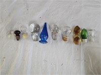 10 Vintage Perfume Bottle and Decanter Stoppers