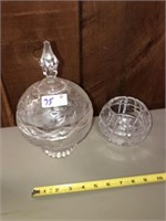 Crystal Candy Dish & Bowl