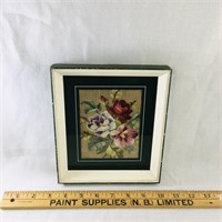 Framed Cross-Stitch Picture (8" x 7 1/2")