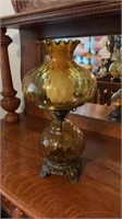 Vintage Auburn Glass Bubble Lamp