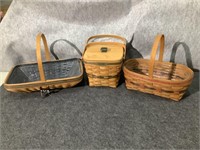 3 - Longaberger baskets