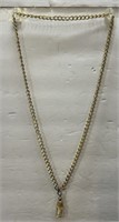Vintage gold toned pearl inspired necklace