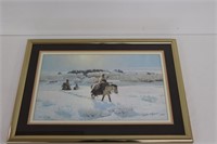 'Winter Trail' by John Clymer signed & numbered