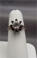 14K Yellow gold ring with center CZ stone