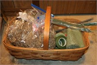 Basket with Floral Supplies