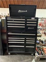 Homak 18"x41" Rolling Double Tool Chest