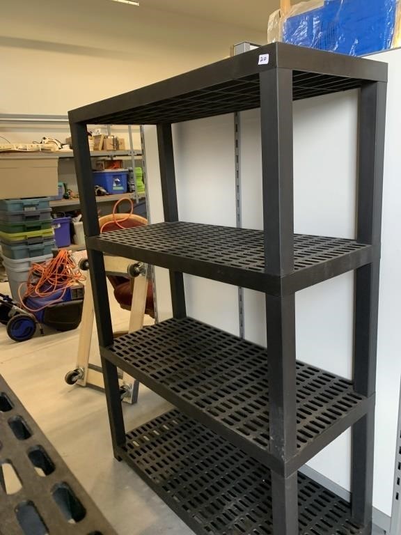 4 Tier Shelf Unit (NO SHIPPING)(3' wide x 54" H)