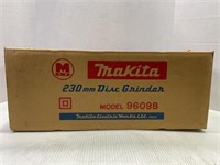 MAIKITA MODEL 9609B 230MM DISC GRINDER IN ORIGINAL