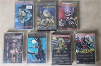 Lot of Seven Iron Maiden Cassette Tapes!
