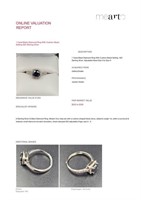 1.00 CT Black Diamond Cushion Bezel Setting Ring