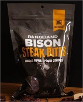 Rangeland Bison Steak Bites, Cracked Pepper, 300g