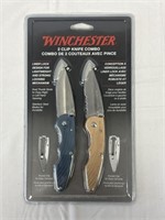 NEW Winchester 2 Clip Knife Combo #1
