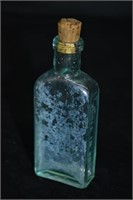 Rare 3 In 1 Oil 4" Tall Glass Bottle