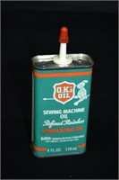 OK's Oil 4oz Sewing Machine Oil Can