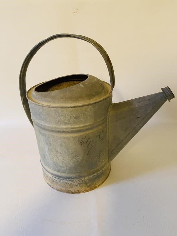 Antique # 10 Galvanized Watering Can