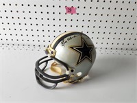 Bruce Hardy Dallas Cowboys signed mini helmet