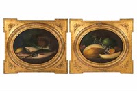 PAIR OF ANTIQUE STILL LIFE PAINTINGS