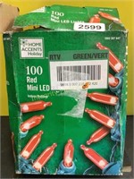 Home Accents Holiday 100 Red Mini LED Lights
