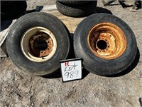 (2) Used Tires On 6 Bolt Rims