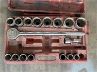 3/4 Drive Socket wrench set, partial