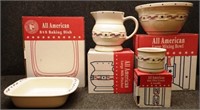 Longaberger Pottery - Pitcher, Bowl, Candle & More