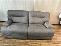 Grey Power Reclining Sofa