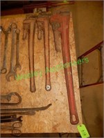 (3) Heavy Duty Rigid Pipe Wrenches