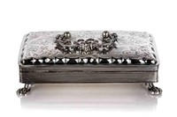 DUTCH SILVER VANITY BOX, 220g