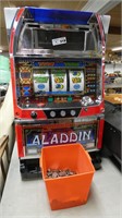 Pachislo Sammy Aladdin Slot Machine & Tokens