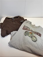 2 Harley Davidson Shirts