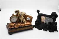Dog Clock & Dog Picture Frame