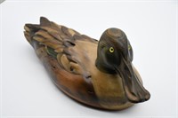 Hand Carved Duck Tom Taber's Signature