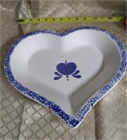 heart shaped pie dish