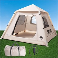 Easy Setup 4 Season Glamping Tent, 2-4 Persons Wat