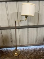 Brass Standing Swivel Lamp