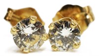 (PR) ESTATE 14KT GOLD & 0.46CTTW DIAMOND EARRINGS