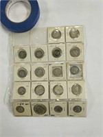 Lot Of Silver Quarters And Half Dollars As Shown