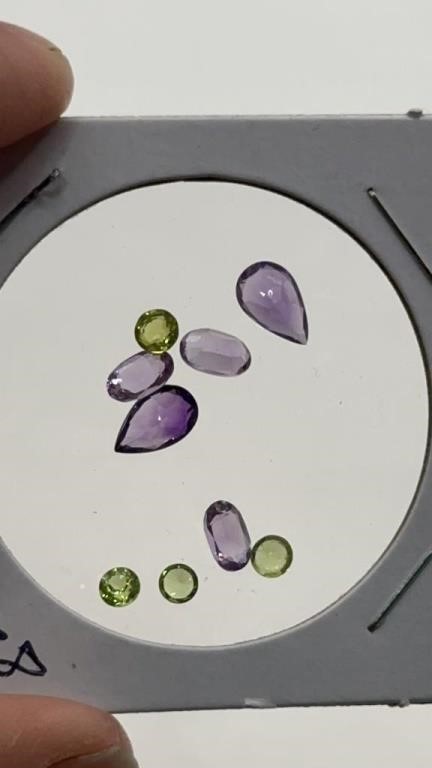 Unique Mix of 20 Genuine Amethyst-Opal-Peridots