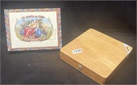 (2) CUBAN CIGAR BOXES