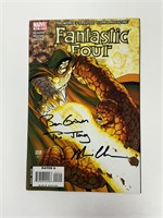 Autograph COA Fantastic 4 #552 Comics