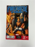 Autograph COA Fantastic 4 #12 Comics