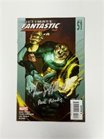 Autograph COA Fantastic 4 #51 Comics